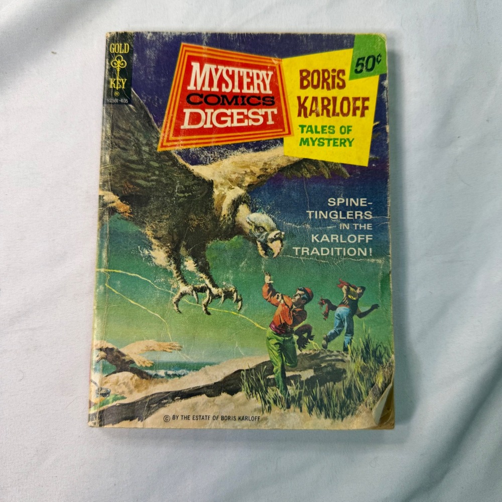 Mystery Comics Digest 17 Gold Key 1974 Boris Karloff Tales of Mystery Vintage